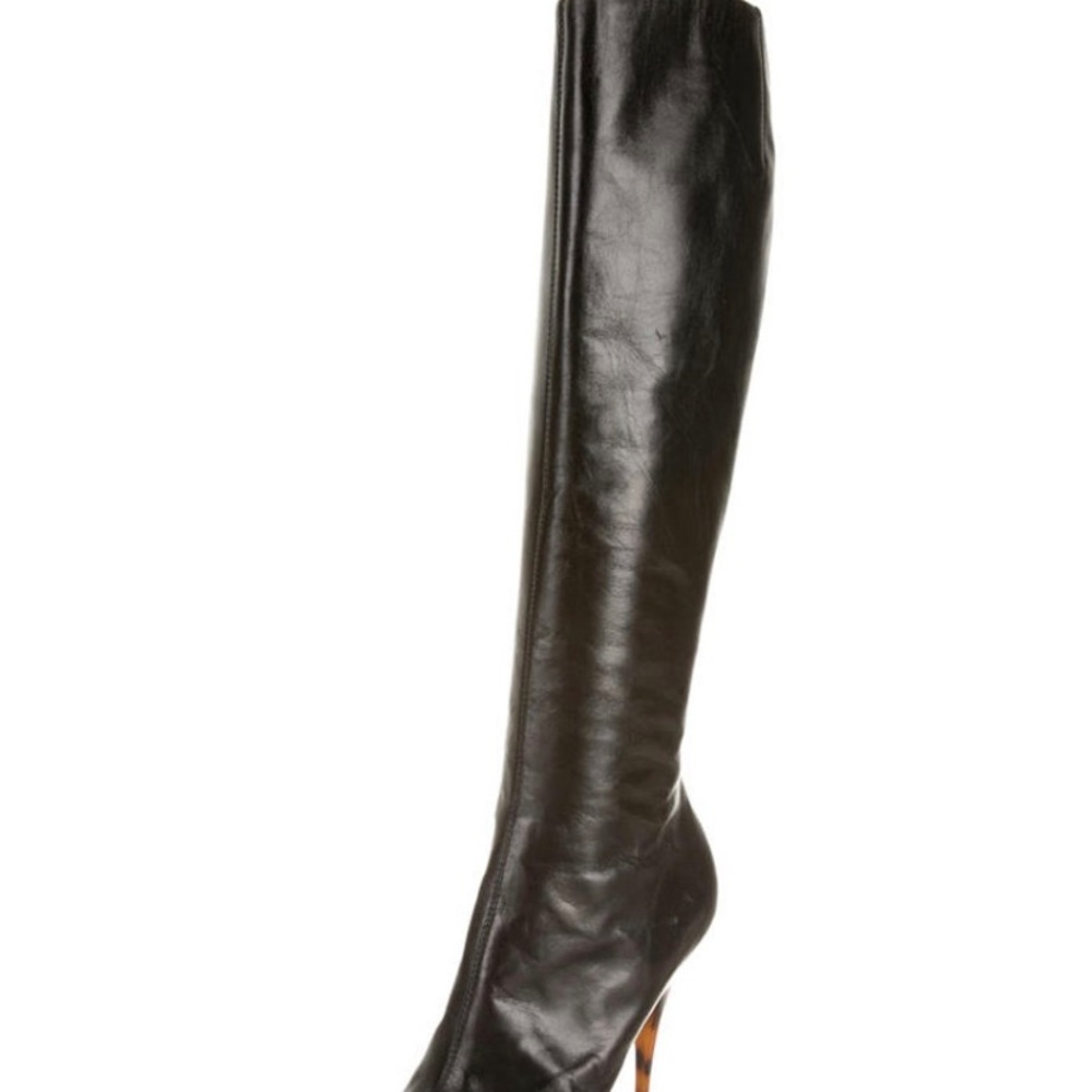 Giuseppe Zanotti  leather boots with tortoiseshell - Picture 2 of 6